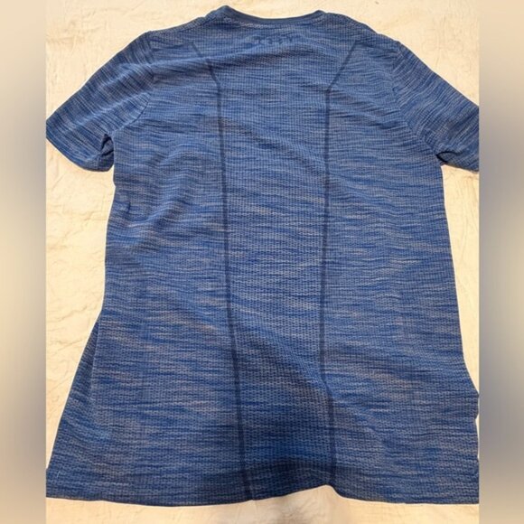 Under Armour Men's HeatGear Active Tee, Blue, Size M - Picture 2 of 4
